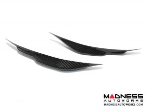 Alfa Romeo 4C Carbon Fiber Front Bumper Lip Trim Kit - Aggressive Design